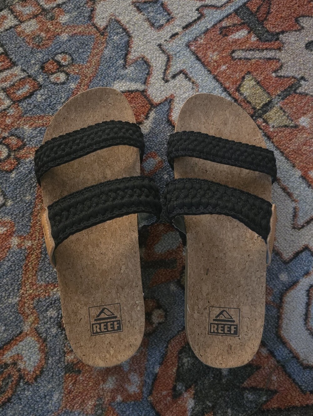 Womens REEF Cork Sandals Sz 9